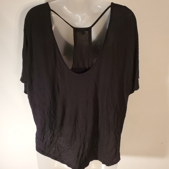 NWOT Express Black Blouse Womens Medium - Picture 3 of 3